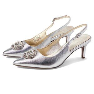 NATURALIZER EMILY EMBELLISHED SLINGBACK HEELS (WIDE)